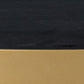 Shylore - Occasional Table Set (Set of 3) - Black / Brass Finish