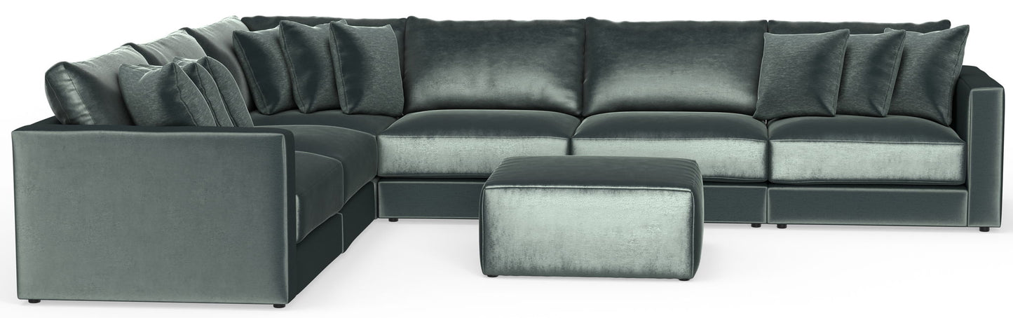 Remington - Modular Sofa And Cocktail Ottoman