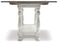 Havalance - Flip Top Sofa Table - Gray / White