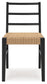 Isanti - Dining Room Side Chair (Set of 2) - Light Brown / Black