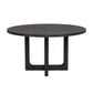 Waterfall - Round Dining Table - Deep Ebony