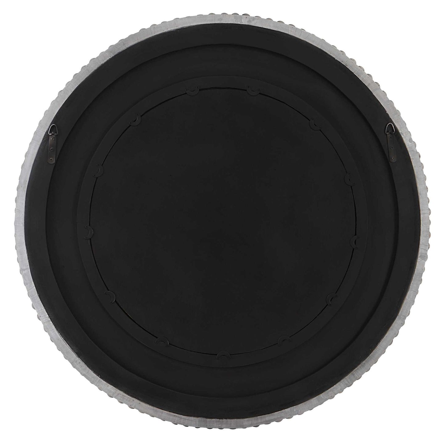 Portside - Round Gray Mirror