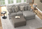 Livingston - Sectional With Comfort Coil Seating, 40" Cocktail Ottoman And Accent Pillows Included