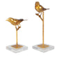 Passerines - Bird Sculptures (Set of 2) - Light Brown