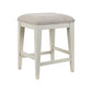 Berkley Square - Upholstered Console Stool - Linen & Khaki
