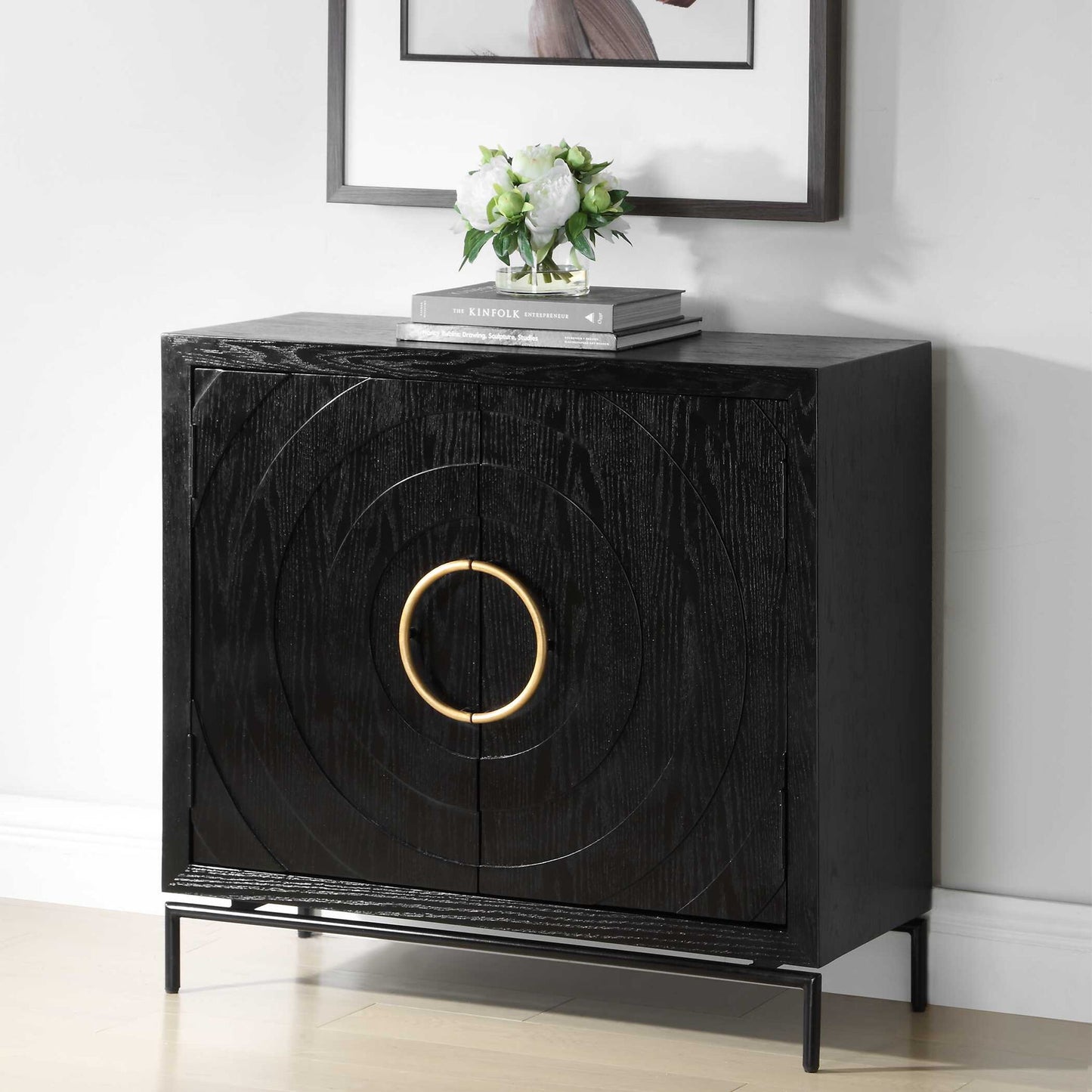 Briseis - 2 Door Cabinet - Black
