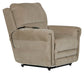 Warner - Power Headrest With Lumbar Power Lay Flat Recliner