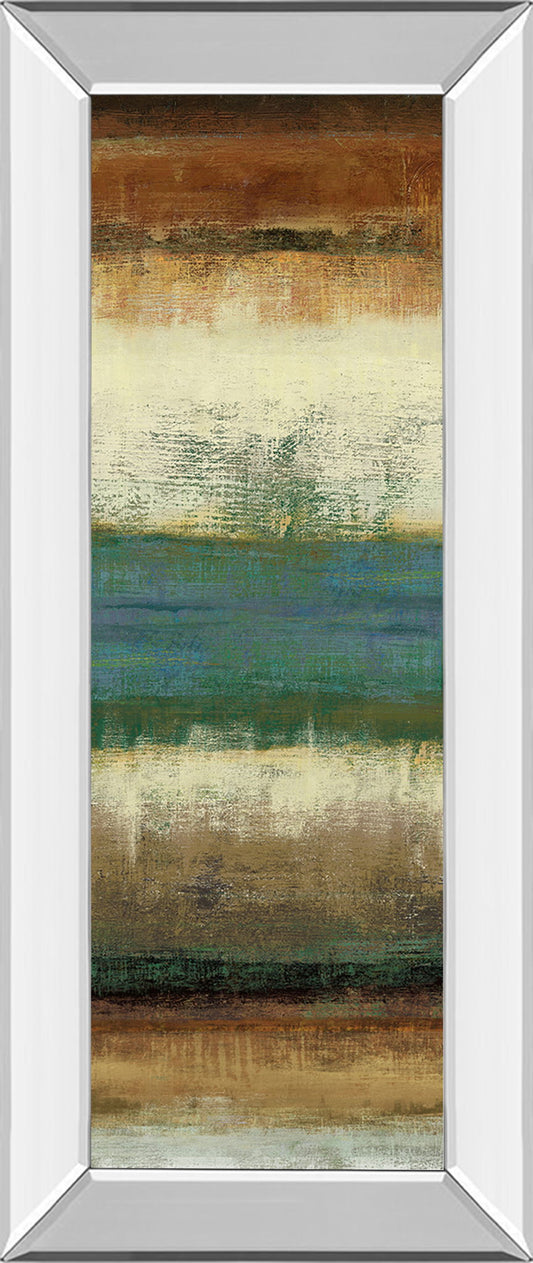 Sky By Allison Pearce - Mirror Framed Print Wall Art - Beige