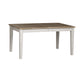 Summerville - Rectangular Leg Table - Soft White Wash / Wirebrushed Gray