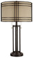 Hanswell - Metal Table Lamp  - Dark Brown