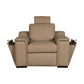 Armon - Loveseat With Power Footrest & ZG - Oslo Fawn