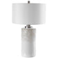 Georgios - Cylinder Table Lamp - White