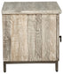 Laddford - Accent Cabinet - Shelf - Whitewash
