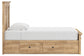 Makidern - Panel Storage Bed With 2 Under Bed Storage Units