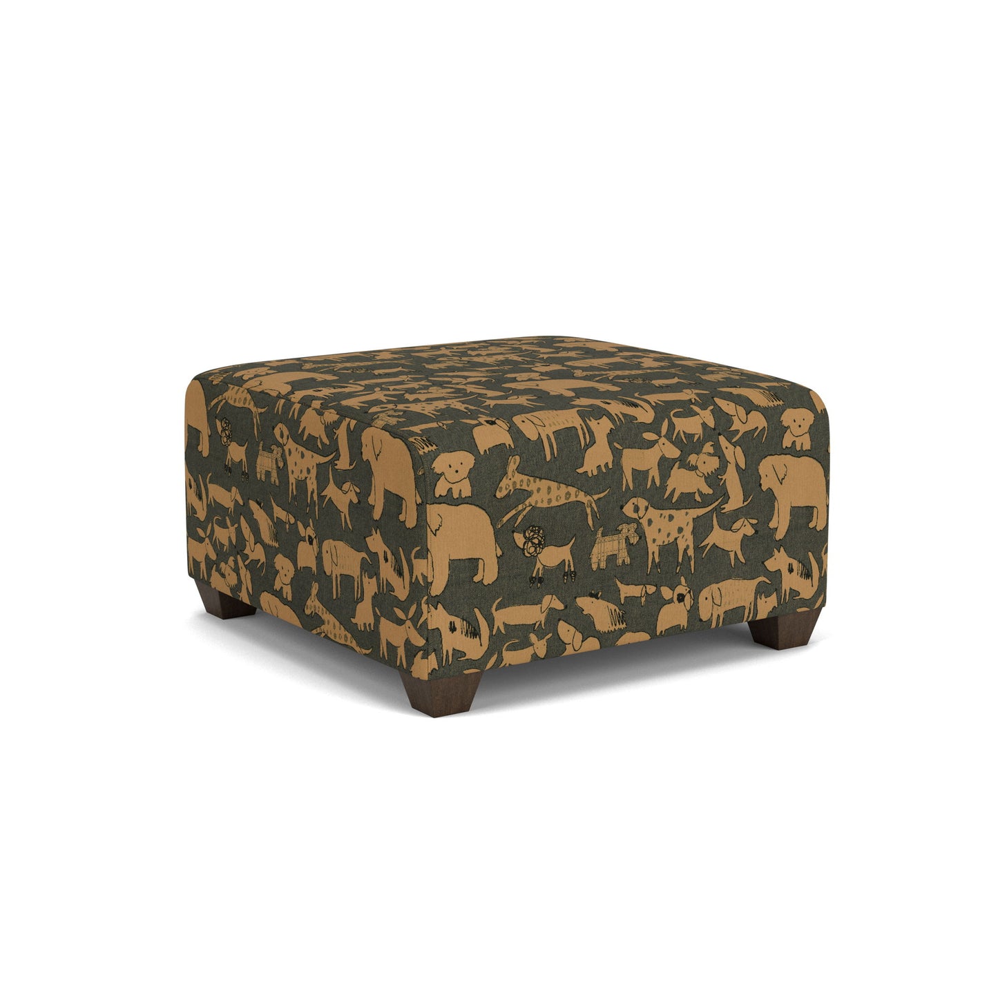 Freedom - Fabric Square Cocktail Ottoman
