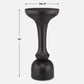 Gambit - Hourglass Accent Table - Black
