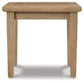 Gerianne - Square End Table - Brown