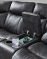 Sultan Meadow - 2-Piece Reclining Sectional - Carbon