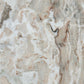 Lana - Scalloped Marble Drink Table - Bronze / White
