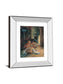 Katrina's Gold By Sharon Wilson - Mirror Framed Print Wall Art - Dark Brown