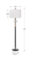 Maud - Floor Lamp - Aged Black