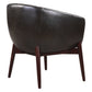 Anders - Chenille Accent Chair - Black