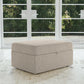 Sky - Fabric Storage Ottoman