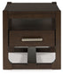 Breckington - Square End Table - Dark Brown