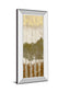 Nature's Quartet I By Alonzo Saunders - Mirror Framed Print Wall Art - Light Brown