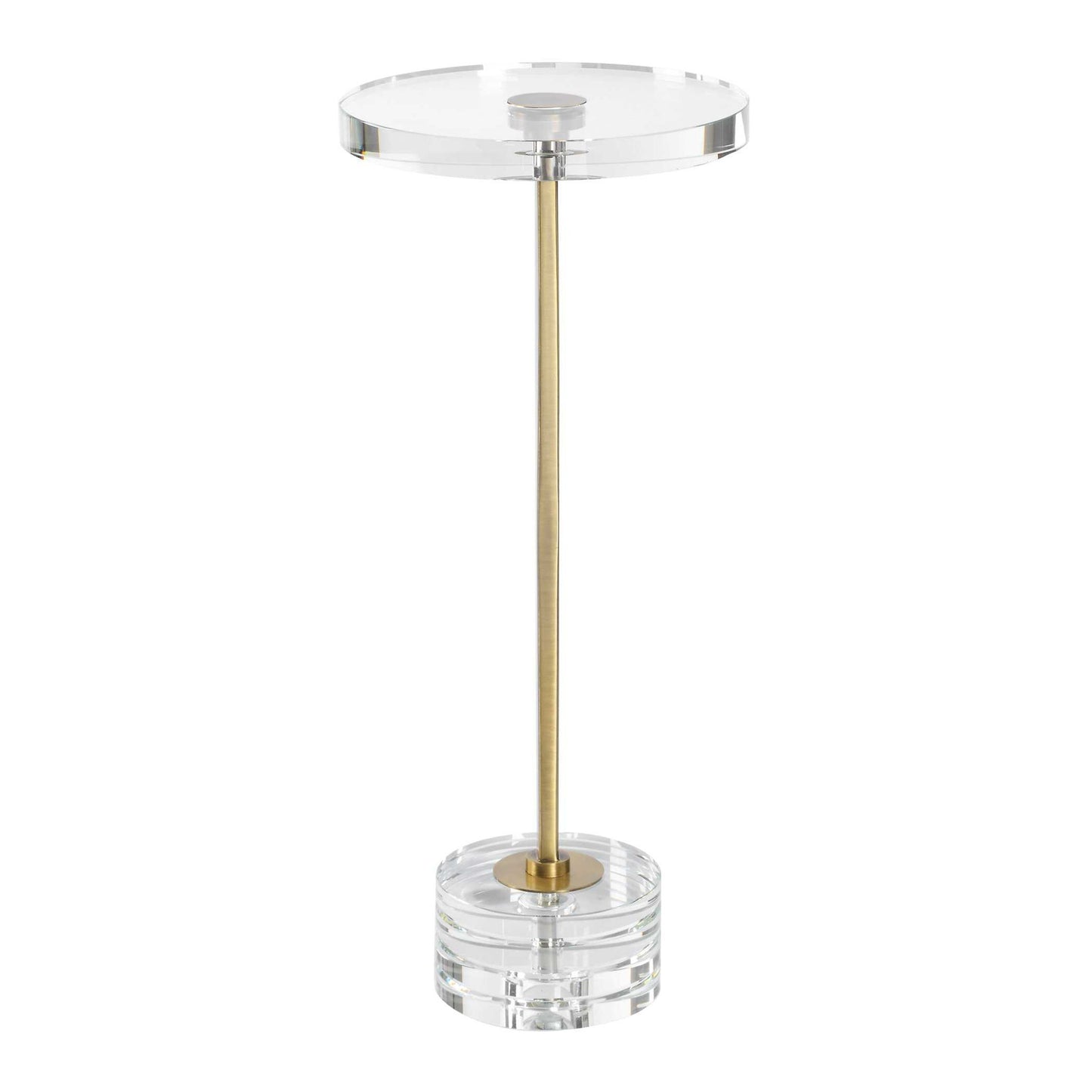 Groove - Crystal Drink Table - Gold