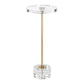 Groove - Crystal Drink Table - Gold