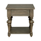 Americana Farmhouse - Drawer End Table - Dusty Taupe
