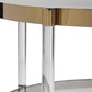 Kellen - Glass Coffee Table - Gold