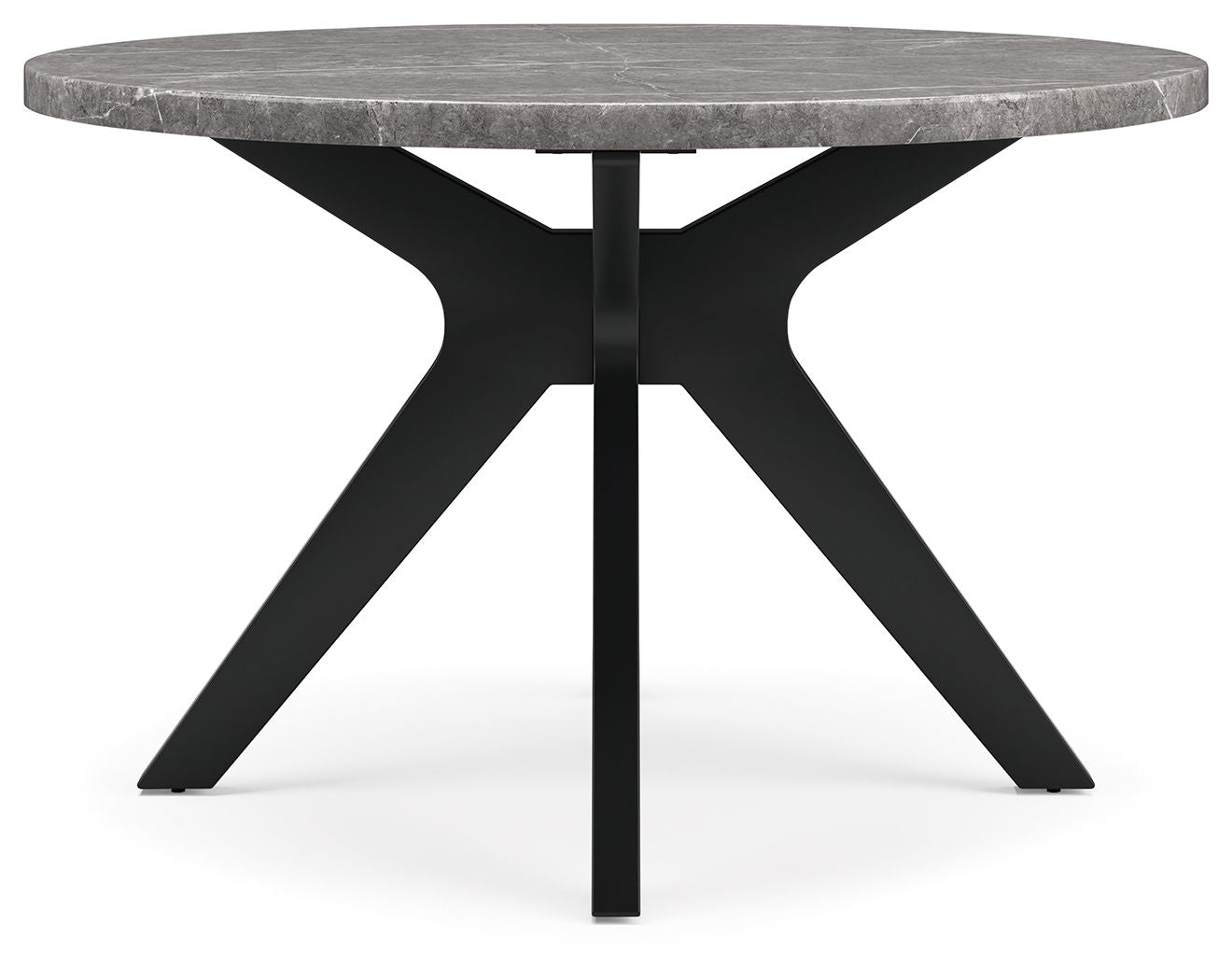 Glinari - 5 Pc. - Dining Room Table, 4 Side Chairs - Taupe / Black