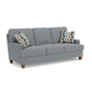 Moxy - Fabric Sofa, T-Shaped Seat Cushion, Straight Track Arms