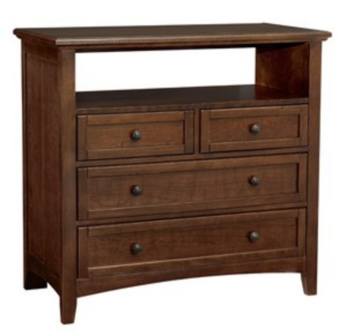 Bonanza - 4-Drawer Media Chest - Cherry