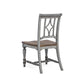 Plymouth - Dining Chair (Set of 2) - Gray / Dark Brown