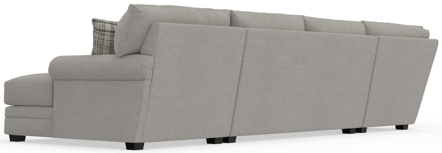 Livingston - Sectional With Comfort Coil Seating And Accent Pillows Included