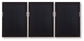 Honslow - Wall Art Set (Set of 3) - Brown / Black / White