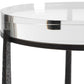 Midas - Round Accent Table - Dark Bronze