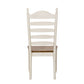 Springfield - Ladder Back Side Chair - Honey & Cream