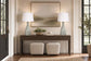 "Sage Elegance" Art Glass Table Lamp (Set of 2) - Frosted Sage Green / Frosted Crystal