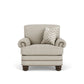 Bay Bridge - Fabric Chair, Nailhead Trim