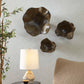 Two Wood - Wall Decor (Set of 3) - Mocha