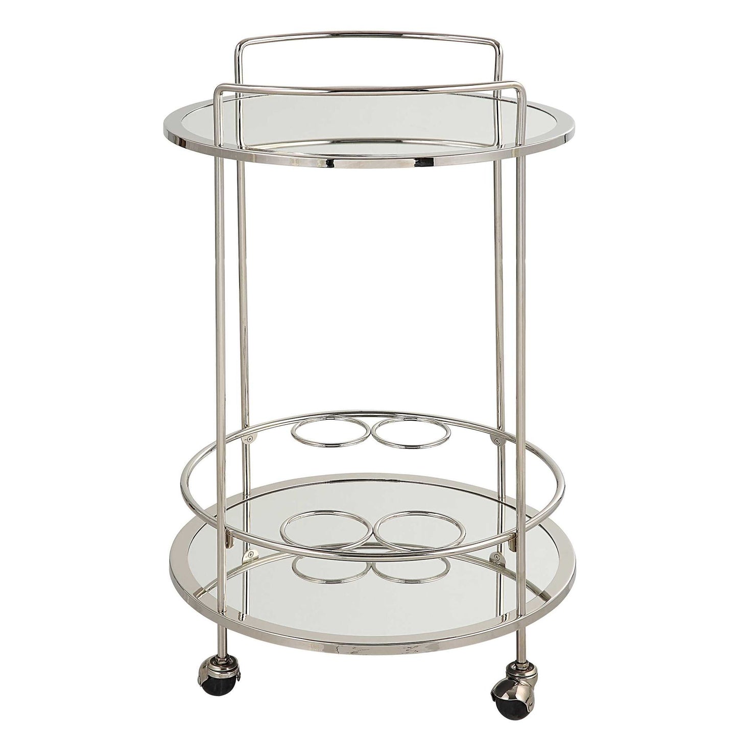 Spritz - Chrome Bar Cart