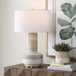 Armitage - Textured Table Lamp - Blue / Brown / Gray / White