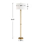 Wessex - Floor Lamp - Gold / White