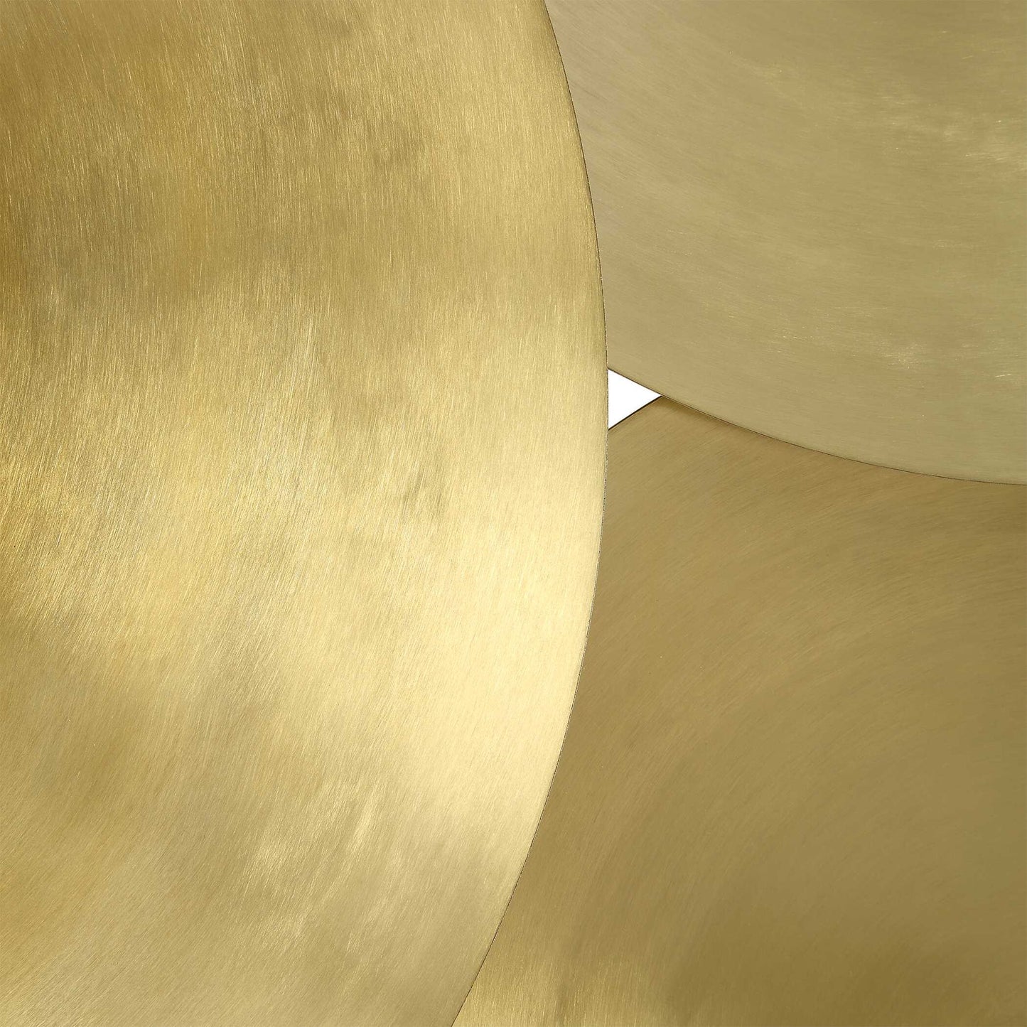 Cymbalic - Round Brass Wall Art (Set of 3) - Brass