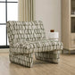 Willa - Accent Chair - Green / White