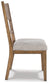 Cabalynn - Dining Uph Side Chair (Set of 2) - Oatmeal / Light Brown